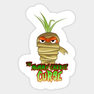 The Mummy Carrot Curse Sticker